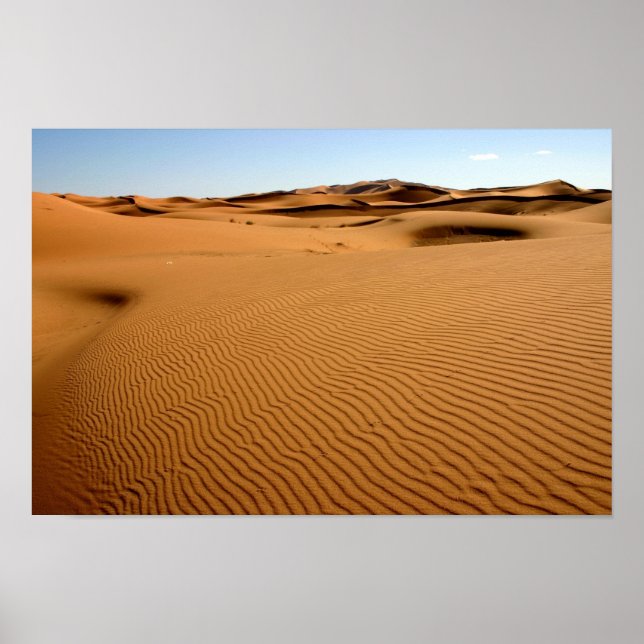 Poster Areia do Deserto (Frente)