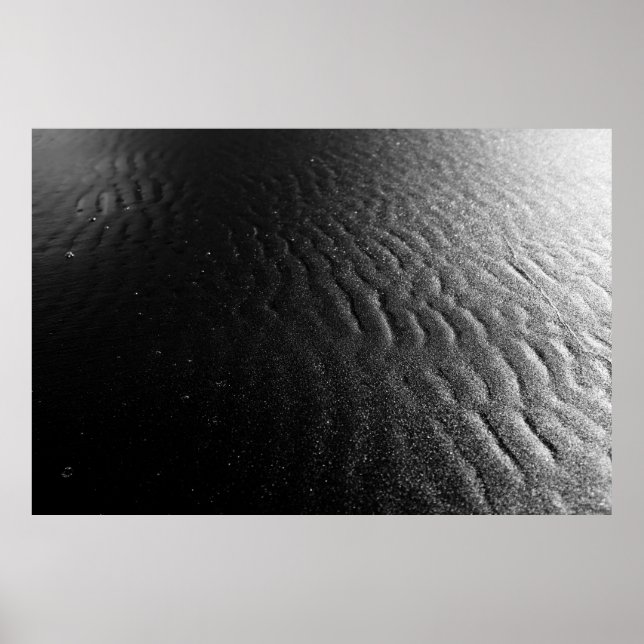 Poster Areia preta (Frente)