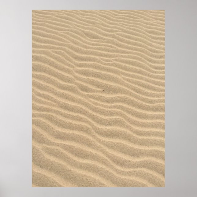 Poster Areias castanhas (Frente)