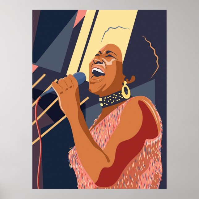 Poster Aretha Franklin (Frente)