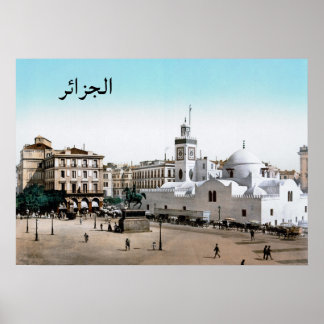 Poster Argel do século XIX