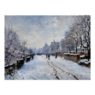 Pôster Argenteuil coberto por neve