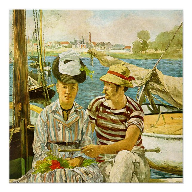 Pôster Argenteuil Edouard Manet (Frente)