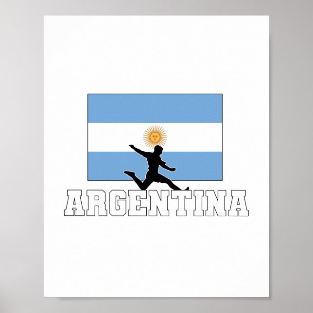 Poster Argentina Football Soccer National Team (Frente)