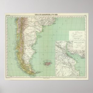 Poster Argentina, o Chile