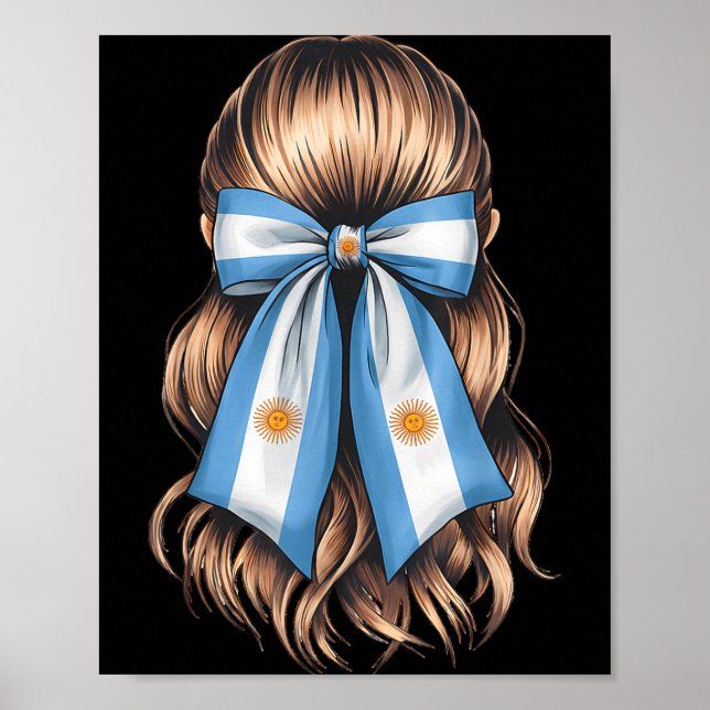 Poster Argentina Pride Argentinian Flag  (Frente)