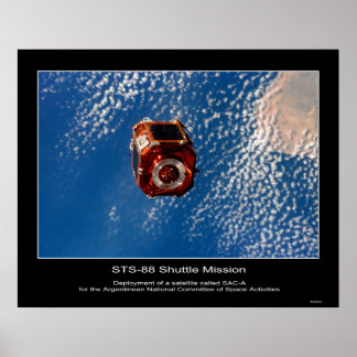Poster Argentinean SAC-A Satellite deploy...