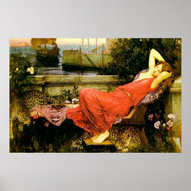 Poster Ariadne (1898)~ Canvas de Arte Fina (Frente)
