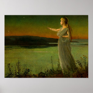 Poster Ariadne em Naxos John Atkinson Grimshaw