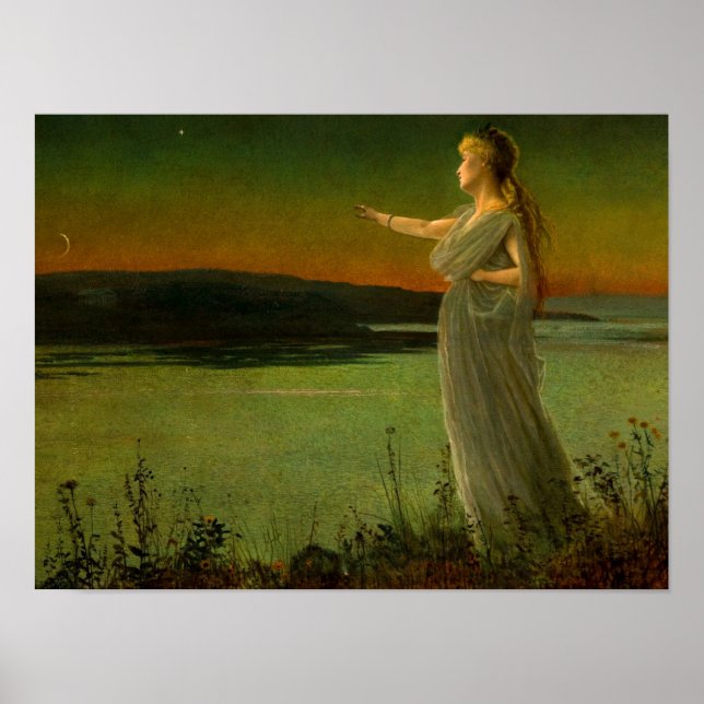 Poster Ariadne em Naxos John Atkinson Grimshaw (Frente)