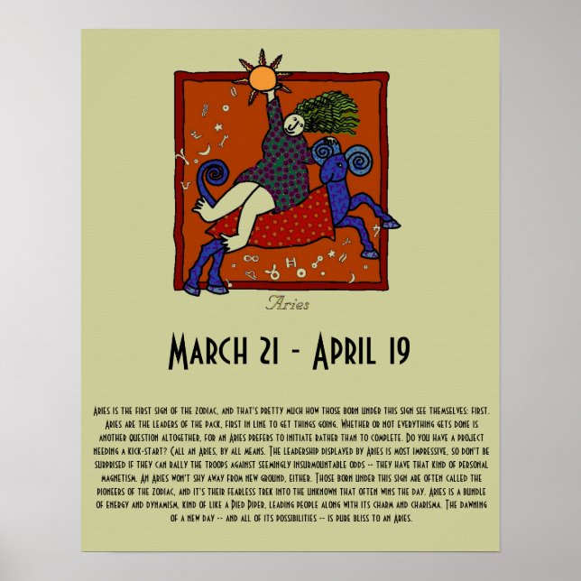 Pôster Aries (Frente)