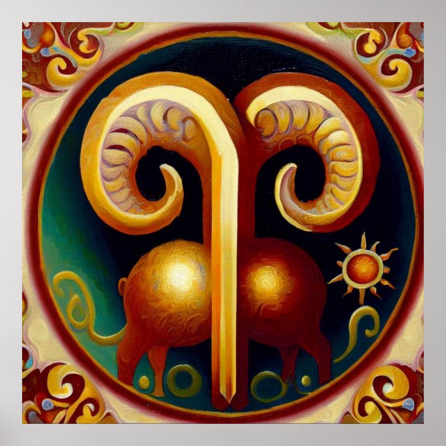 Poster Áries (2) (Frente)