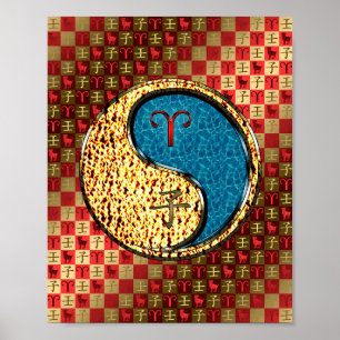 Poster Aries & Água Rato