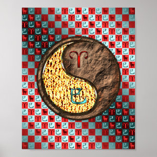 Poster Áries & Cobra da Terra