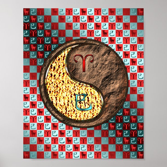 Poster Áries & Cobra da Terra (Frente)