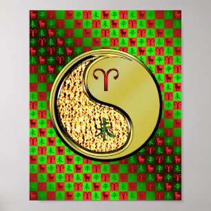 Poster Aries e Cabra Metálica