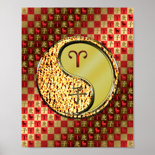 Poster Aries & Metal Rat