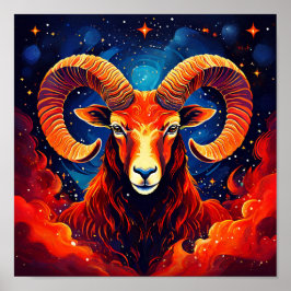 Poster Aries Zodiac Collection