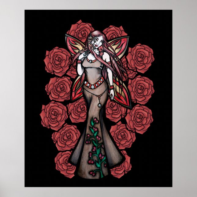 Poster Aries Zodiac Fada Deusa Astrologia Fadas (Frente)