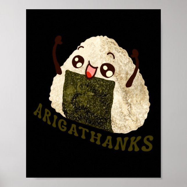 Poster Arigathanks (Frente)