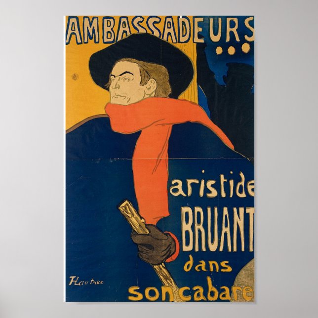 poster aristide Bruant (Frente)