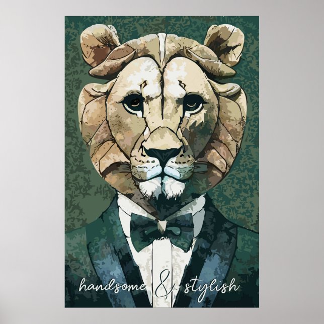 Poster Aristocrat Lion (Frente)
