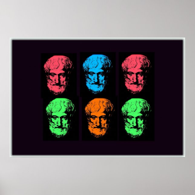 Poster Aristóteles Collage (Frente)