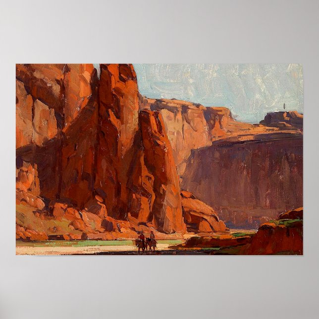 Poster "Arizona Canyon" de Edgar Payne (Frente)