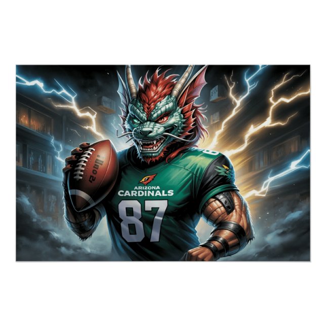 Pôster Arizona Cardinals 6 (Frente)