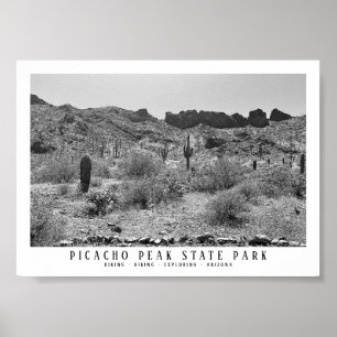 Poster Arizona de Keepsasaem do Parque Estadual Picacho P