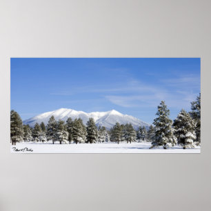 Poster Arizona de Prairie e San Francisco Peaks coberta p