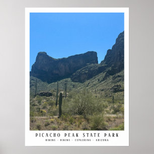 Poster Arizona Desert Picacho Peak State Park