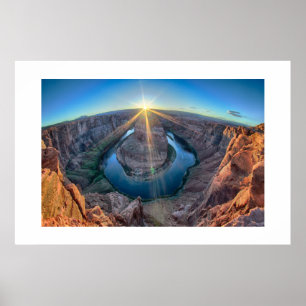 Poster arizona em ferradura da curvatura