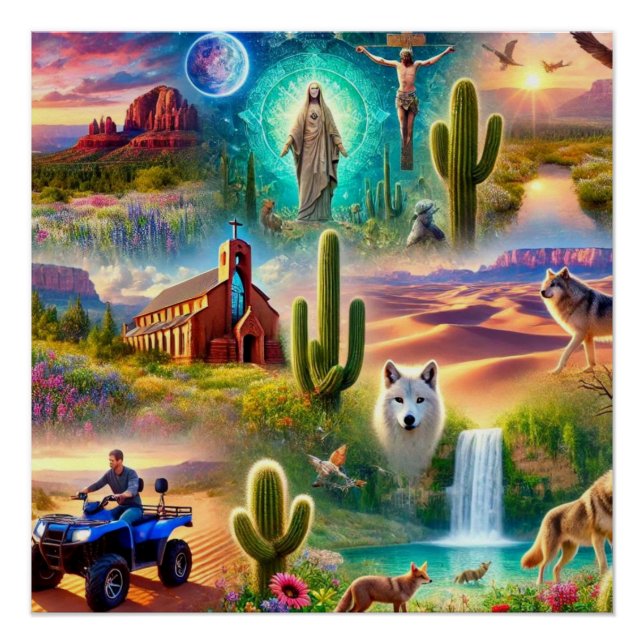 Pôster Arizona Espiritual (Frente)