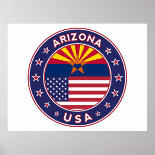 Poster Arizona, Estados Unidos