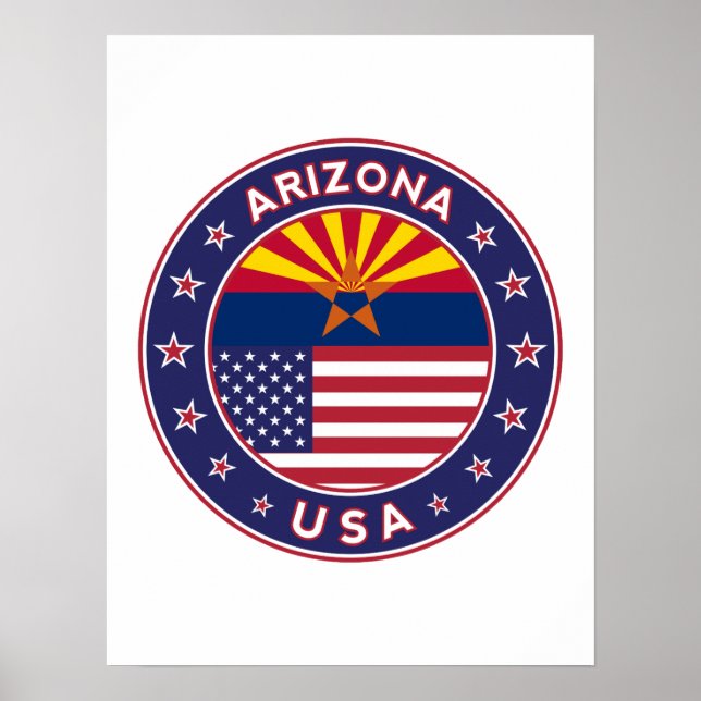 Poster Arizona, Estados Unidos (Frente)