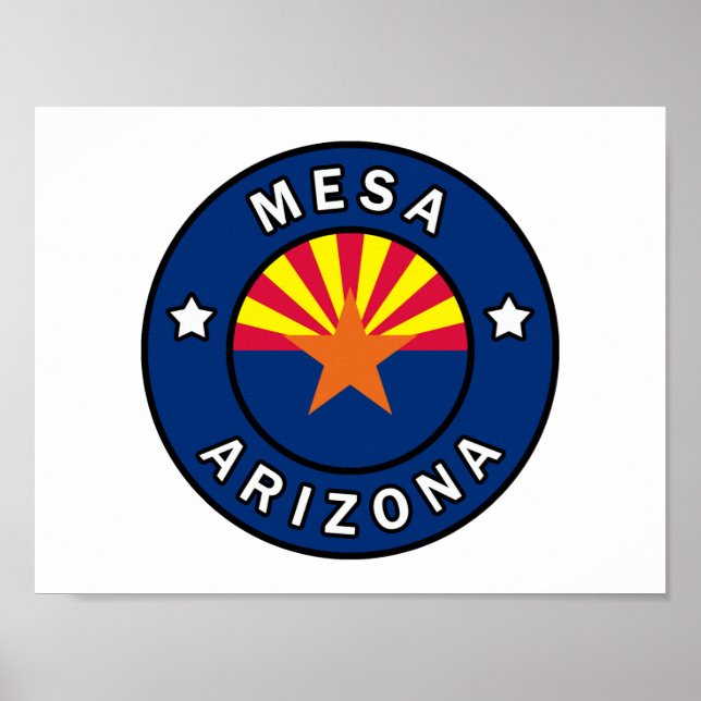 Poster Arizona Mesa (Frente)