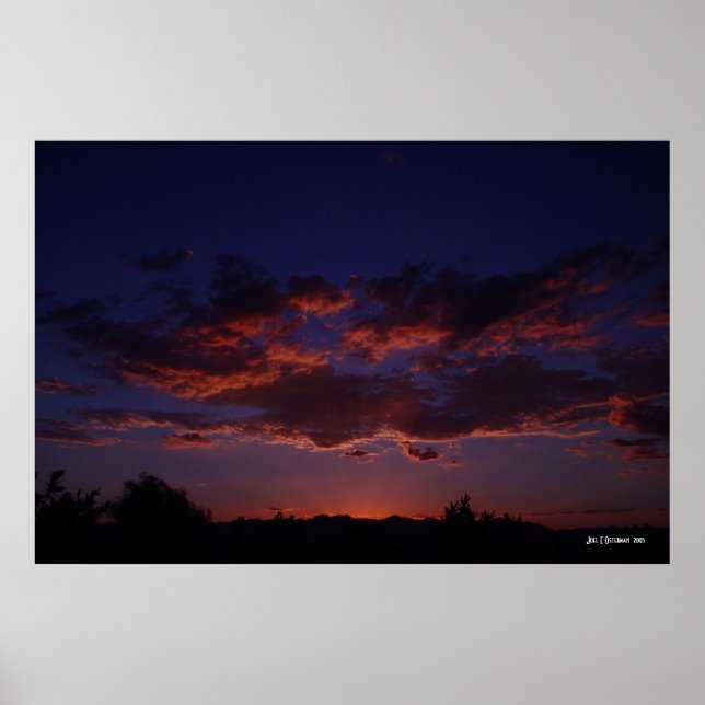 Poster Arizona Sunset 14 (Frente)