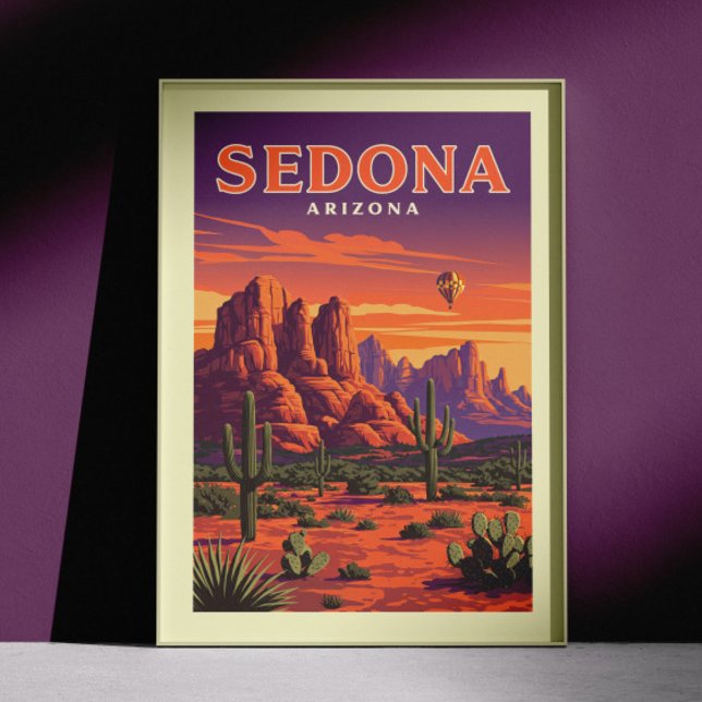Poster Arizona Vintage Sedona (Criador carregado)