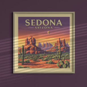 Poster Arizona Vintage Sedona