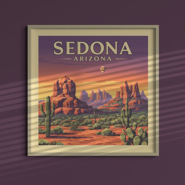 Poster Arizona Vintage Sedona (Criador carregado)