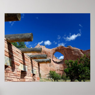Pôster Arizona, Window Rock. Capital dos Navajos