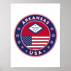Poster Arkansas, Estados Unidos