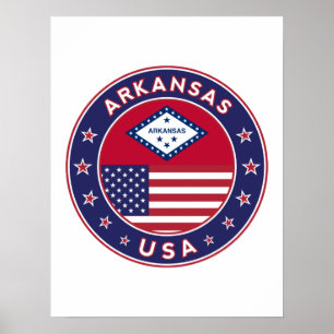 Poster Arkansas, Estados Unidos