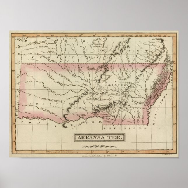 Poster Arkansas, Oklahoma (Frente)