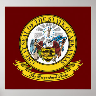 Poster Arkansas Seal