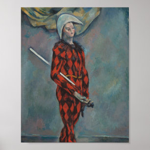 Poster Arlequim (Joker) (por Paul Cézanne)