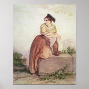 Poster Arlesienne da época de Daudet e de Bizet