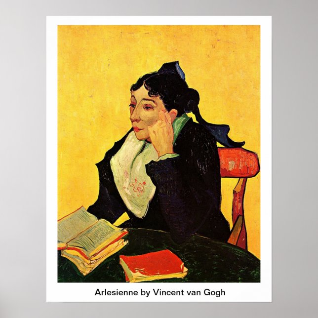Pôster Arlesienne por Vincent van Gogh (Frente)