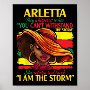 Poster Arletta Nome Próprio Apelido Familiar Apelido Hist